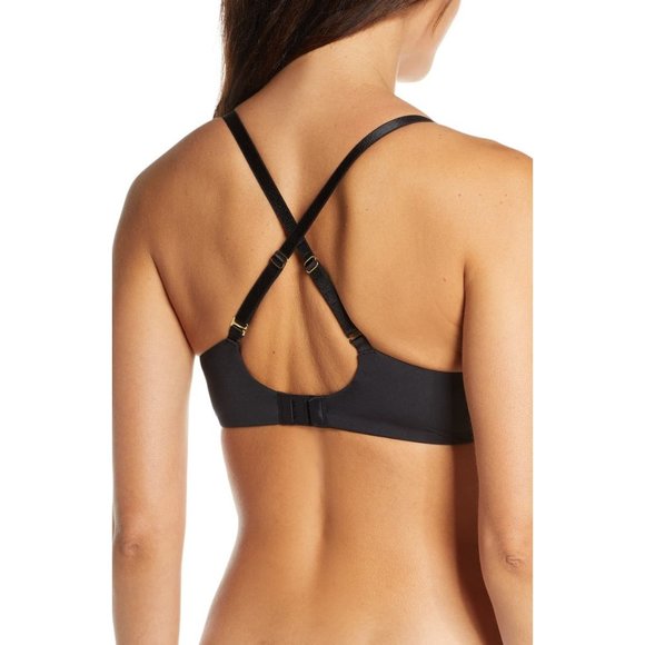 NATORI Conform Full Convertible Underwire T-Shirt Bra Black 34D #731165 NEW - Picture 3 of 11